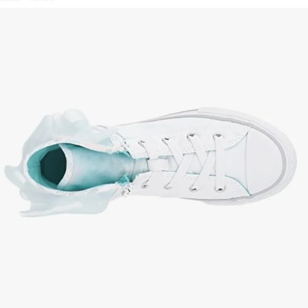 Converse Girls CTAS Block Party High Top Lace up Shoes size 5 NWT in box